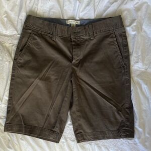 Banana Republic Dark brown stretch Bermuda shorts